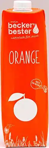 Orangensaft beckers bester mild -Direktsaft- Tetrapak EW, (6 x 1 l)