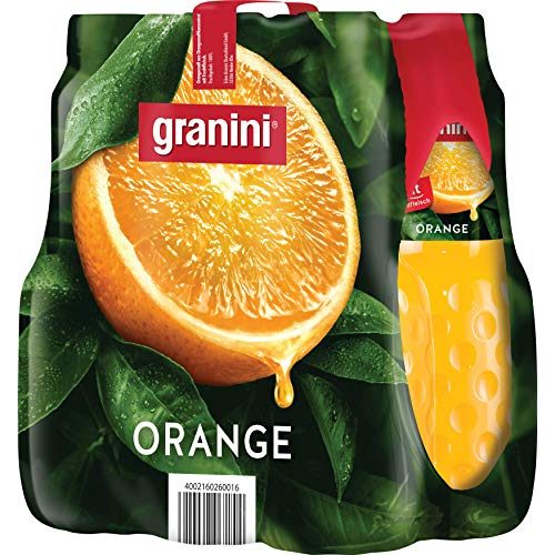 Orangensaft Granini Trinkgenuss Orange mit Fruchtfleisch (6 x 1 l)