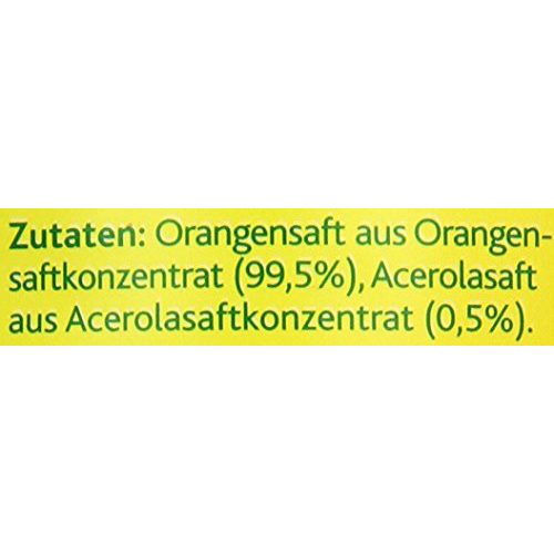 Orangensaft Hohes C Milde Orange – 100% Saft, 6er Pack (6 x 1 l)