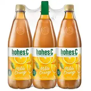 Orangensaft Hohes C Milde Orange – 100% Saft, 6er Pack (6 x 1 l)