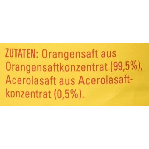 Orangensaft Hohes C Milde Orange – 100% Saft PET, (12 x 250 ml)