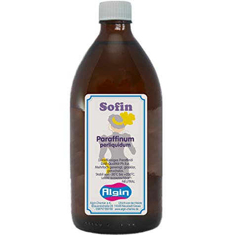 Die beste paraffinoel algin sofin 500ml glasflasche medizinisch kosmetisch Bestsleller kaufen