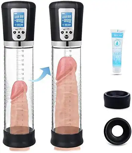 Penispumpe Adorime Elektrisch, automatische Penis Vakuumpumpe