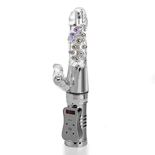 Perlenvibrator URLOVE Vibrator, Stoß-Vibrator mit Peniskopf