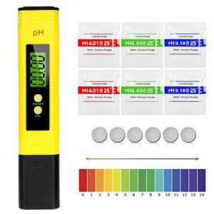 pH-Messgerät Etercycle pH Messgerät, Wasserqualität Tester, LCD