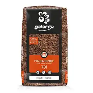Pinienmulch GALAMIO Pinienrinde Rindenmulch Pinie 70l Sack