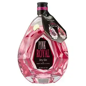 Pink Gin Pink Royal Diamond Gin mit kostenlosem Flaschenlicht