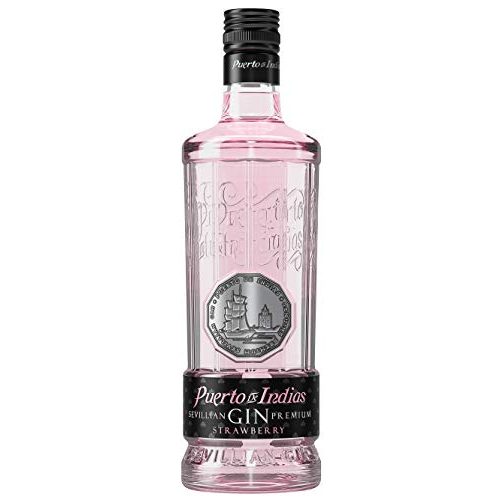 Pink Gin Puerto de Indias Sevillian Premium Strawberry Gin (1 x 0.7l)