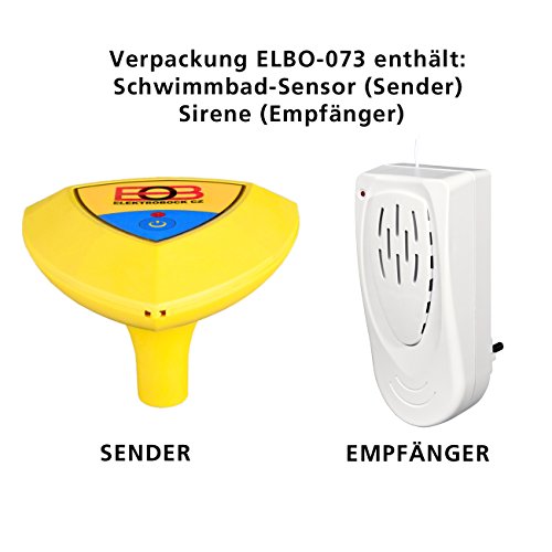 Pool-Alarm Elektrobock ELBO-073 DRAHTLOSE ANLAGE