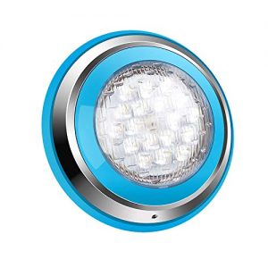 Poolbeleuchtung Roleadro 54W Weiß LED IP68 Edelstahl Schale