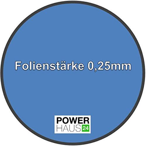 Poolfolie POWERHAUS24 0,25 mm Ersatzfolie für runde Pools
