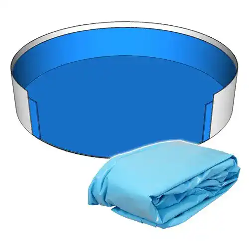 Poolfolie SAXONICA Innenhülle Rund Pool 460 x 110 cm – 0,4 mm