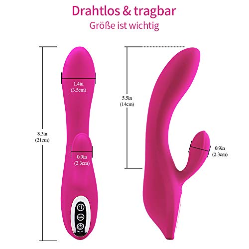 Rabbit-Vibrator Adorime Vibratoren für Sie Klitoris und G-punkt