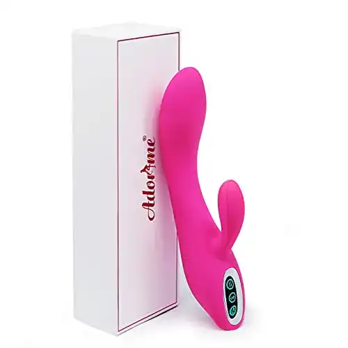 Rabbit-Vibrator Adorime Vibratoren für Sie Klitoris und G-punkt