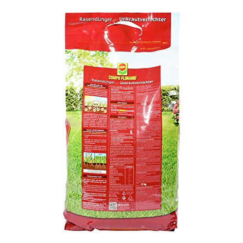 Rasendünger mit Unkrautvernichter Compo FLORANID 12 kg