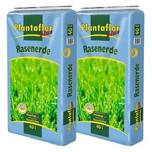 Rasenerde Plantaflor Plus (80 Liter Sack (2 x 40 L Sack))