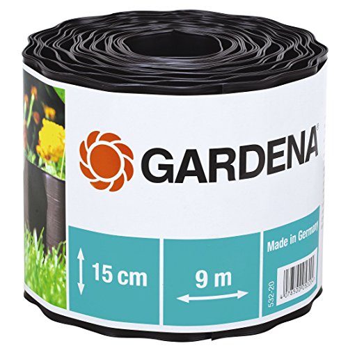 Die beste rasenkante gardena raseneinfassung 15 cm hoch 9 m kunststoff Bestsleller kaufen