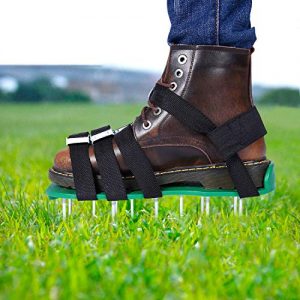 Rasenlüfter-Schuhe EEIEER Rasenbelüfter Rasenlüfter Vertikutierer