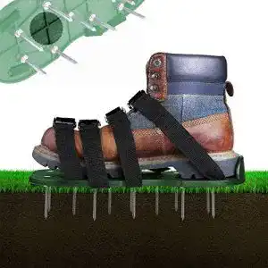 Rasenlüfter-Schuhe Sinicyder Rasenbelüfter, 4 Verstellbare Riemen