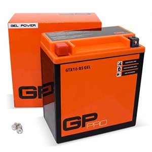 Rasentraktor-Batterie GP-PRO GTX16-BS 12V 14Ah GEL-Batterie