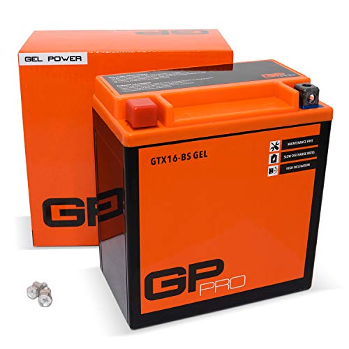 Die beste rasentraktor batterie gp pro gtx16 bs 12v 14ah gel batterie Bestsleller kaufen