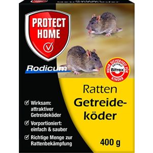 Rattengift Rodicum Ratten Getreideköder 400 gr.