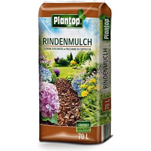 Rindenmulch Plantop 70 Liter Körnung 10-40mm NEU Garten-Mulch