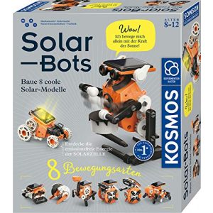 Robot Kit Kosmos Solar Bots, Costruisci 8 Modelli Solari, Kit