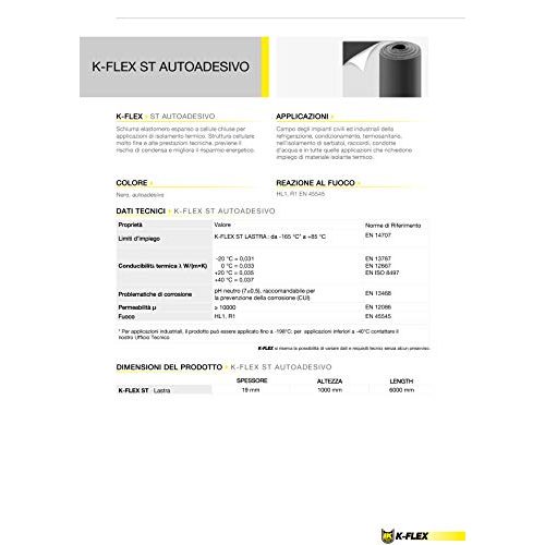 Rollladenkasten-Dämmung K-Flex Isolante K-Flex ST Platten 19mm