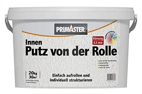 Rollputz Primaster Putz von der Rolle 20 kg Innen Matt Streichputz