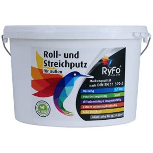 Rollputz RyFo Colors Roll- und Streichputz für außen 20kg