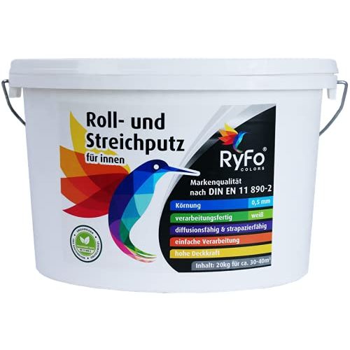 Die beste rollputz ryfo colors roll und streichputz fuer innen 20kg Bestsleller kaufen