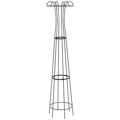 Rosenobelisk Dehner Pflanzenstütze Obelisk Maxima, Ø 40 cm