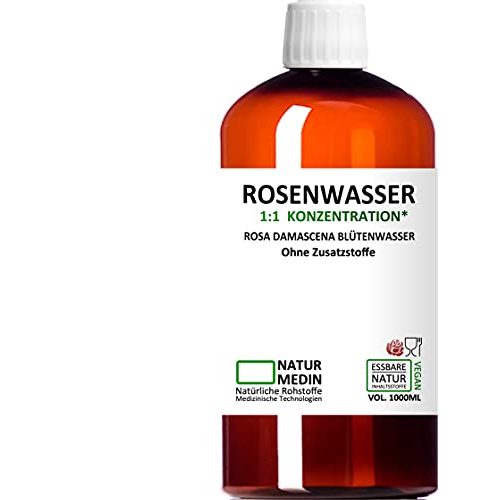 Die beste rosenwasser naturmedin natuerliche rohstoffe 1000 ml Bestsleller kaufen