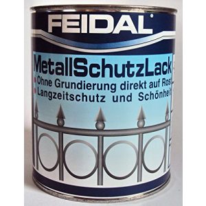 Rostschutzfarbe Feidal Metallschutzlack , 3 in 1 Rostschutz 250 ml