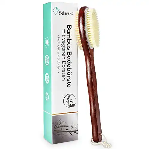 Rückenbürste Belavena © – Vegane Badebürste mit 2 in 1