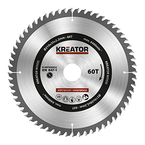 Sägeblatt (210×30) Kreator KRT020422 KRT020422-Disco 210 mm