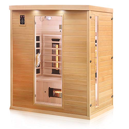 Die beste sauna dewello infrarotkabine pierson 160x105 dual therm Bestsleller kaufen
