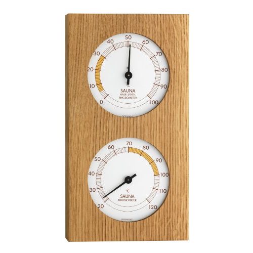 Sauna-Thermometer TFA Dostmann Analog mit Eichenrahmen