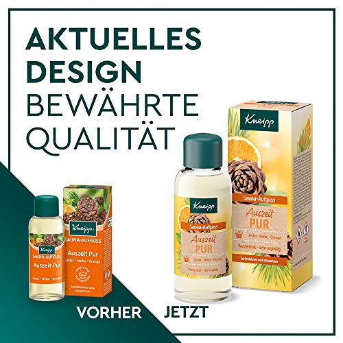 Saunaaufguss Kneipp Auszeit Pur Zeder, Nelke & Orange 100 ml