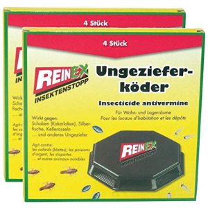 Schabenfalle Axisis GmbH REINEX 8er Pack (2×4) Ungezieferdose
