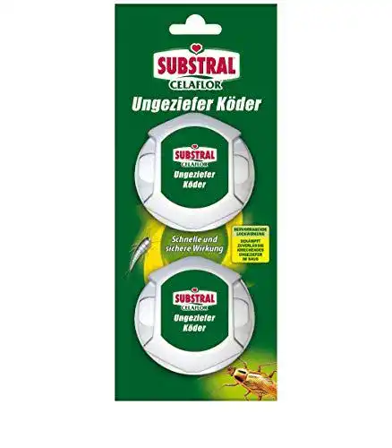Schabenfalle Substral Celaflor Ungeziefer-Köder, 2 Dosen