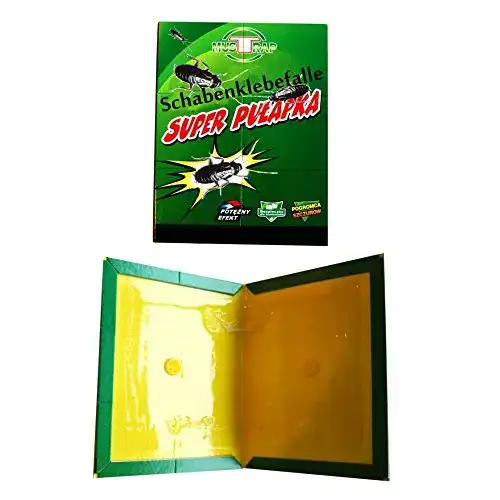 Schabenfalle Unbekannt 6 x Heimchenfalle Klebfalle DIN A4 Format