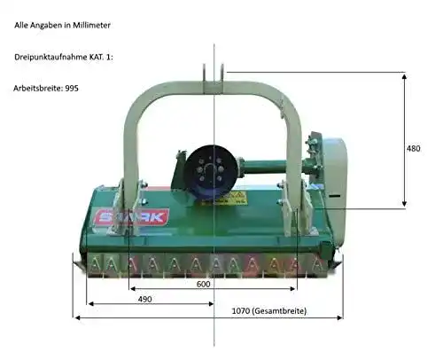 Schlegelmulcher Wallentin & Partner 0,95 m KS Profi Mulcher