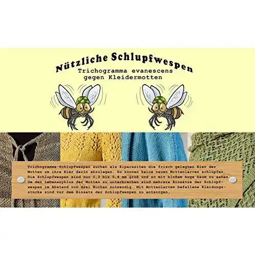 Schlupfwespen gegen Motten Vgo… Schlupfwespen EIN Kärtchen