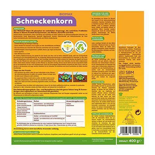 Schneckenkorn Solabiol Biomax, 400 g