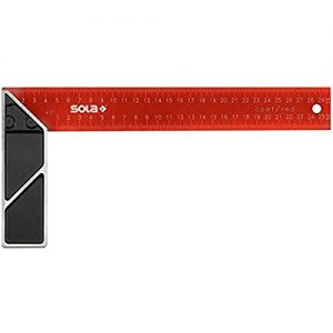 Schreinerwinkel Sola 56014501 SRC 500″ rot beschichtet in schwarz