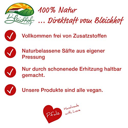 Schwarzer Johannisbeersaft Bleichhof ® [6er Pack] – 100%