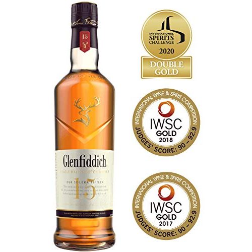 Scotch Glenfiddich Single Malt Whisky 15 Jahre Solera (1 x 0,7 l)