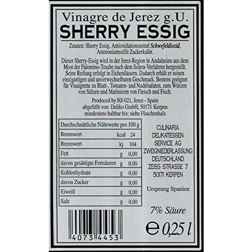 Sherryessig Culinaria Sherry-Essig 250ml